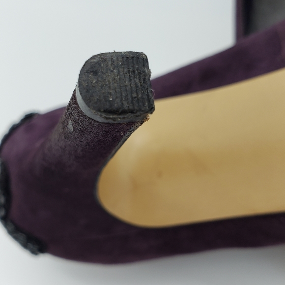 Nine West plum/purple decorative heels - Picture 7 of 14